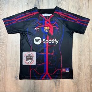 Barca Nike patta soccer jersey